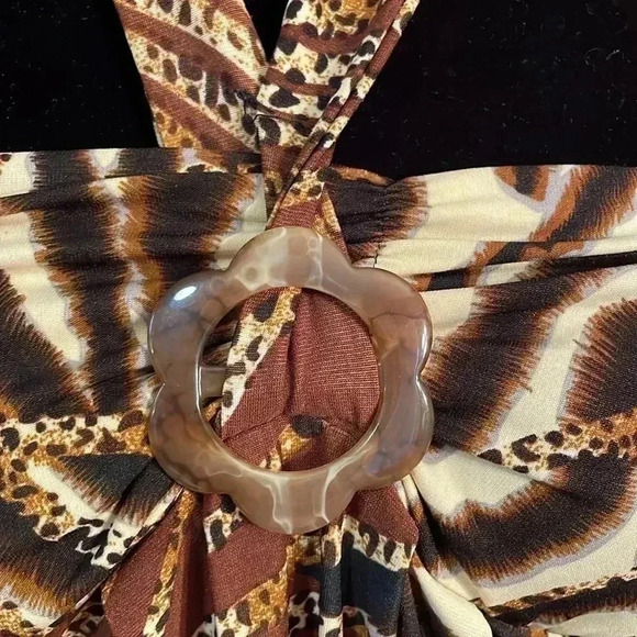 Jon & Anna NWT Women’s Large Sleeveless Animal Print Dress - Picture 6 of 8